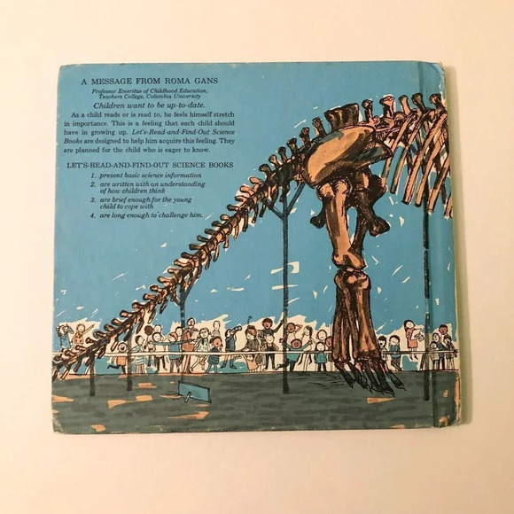 Vintage 1969 My Visit to the Dinosaurs by Aliki Science Book - Picture 16 of 16